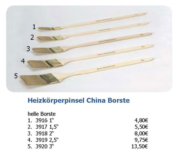 Heizkörperpinsel China Borste