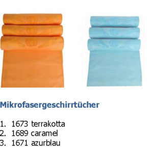 Mikrofasergeschirrtücher