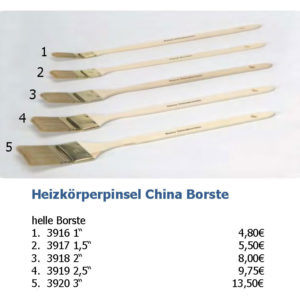 Heizkörperpinsel China Borste