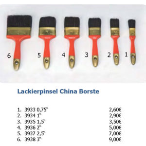 Lackierpinsel China Borste